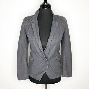 Etoile Isabel Marant gray washed button front blazer